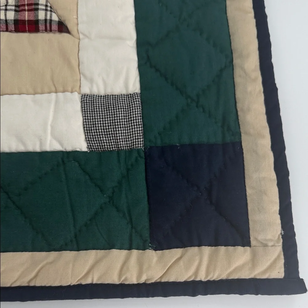 Plaid Christmas Tree Wall Hanging